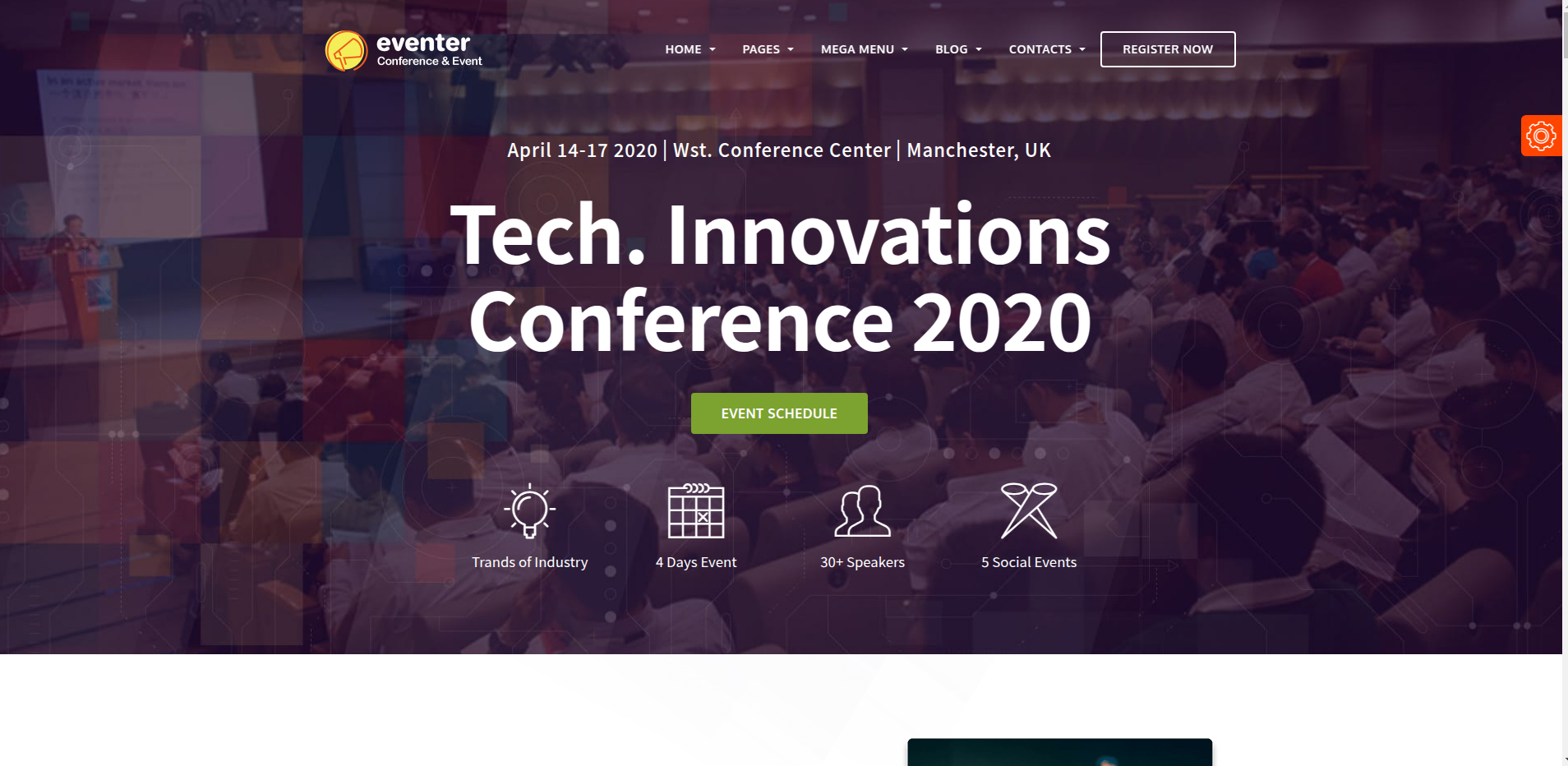 Eventer event management platform developed by Vodatrox